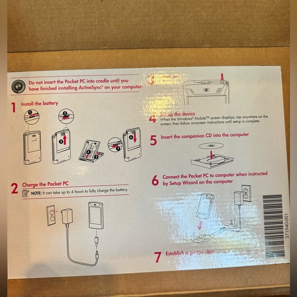 NIB- HP iPAQ hx4700 Pocket PC - Picture 3 of 3
